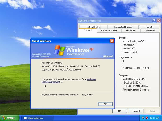 我家电脑系统为Microsoft windows XP Professional (5.1,版本2600）能不能升级系统