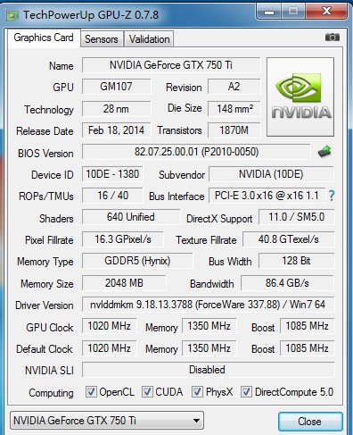 显卡NVIDIA GeForce GTX 950超频后能运行尼尔。机械纪元吗？