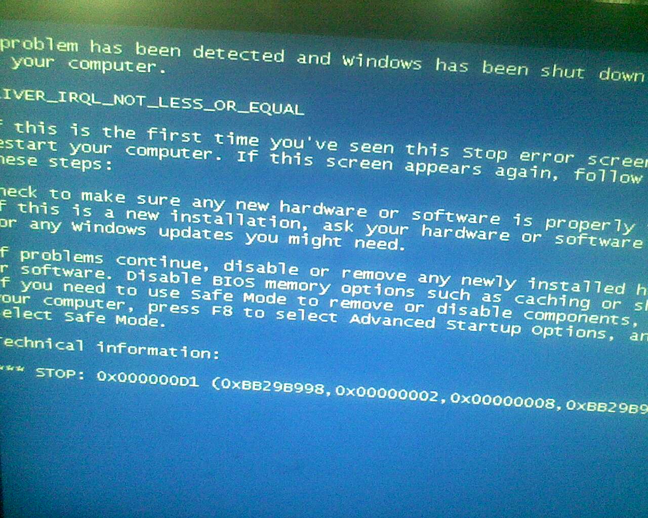 电脑蓝屏，重装系统后用不了一天又开始蓝屏，有没有大神告诉我是系统问题还是硬件问题
