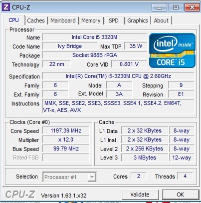 i5-7200U比i5-3230M性能提升多少？