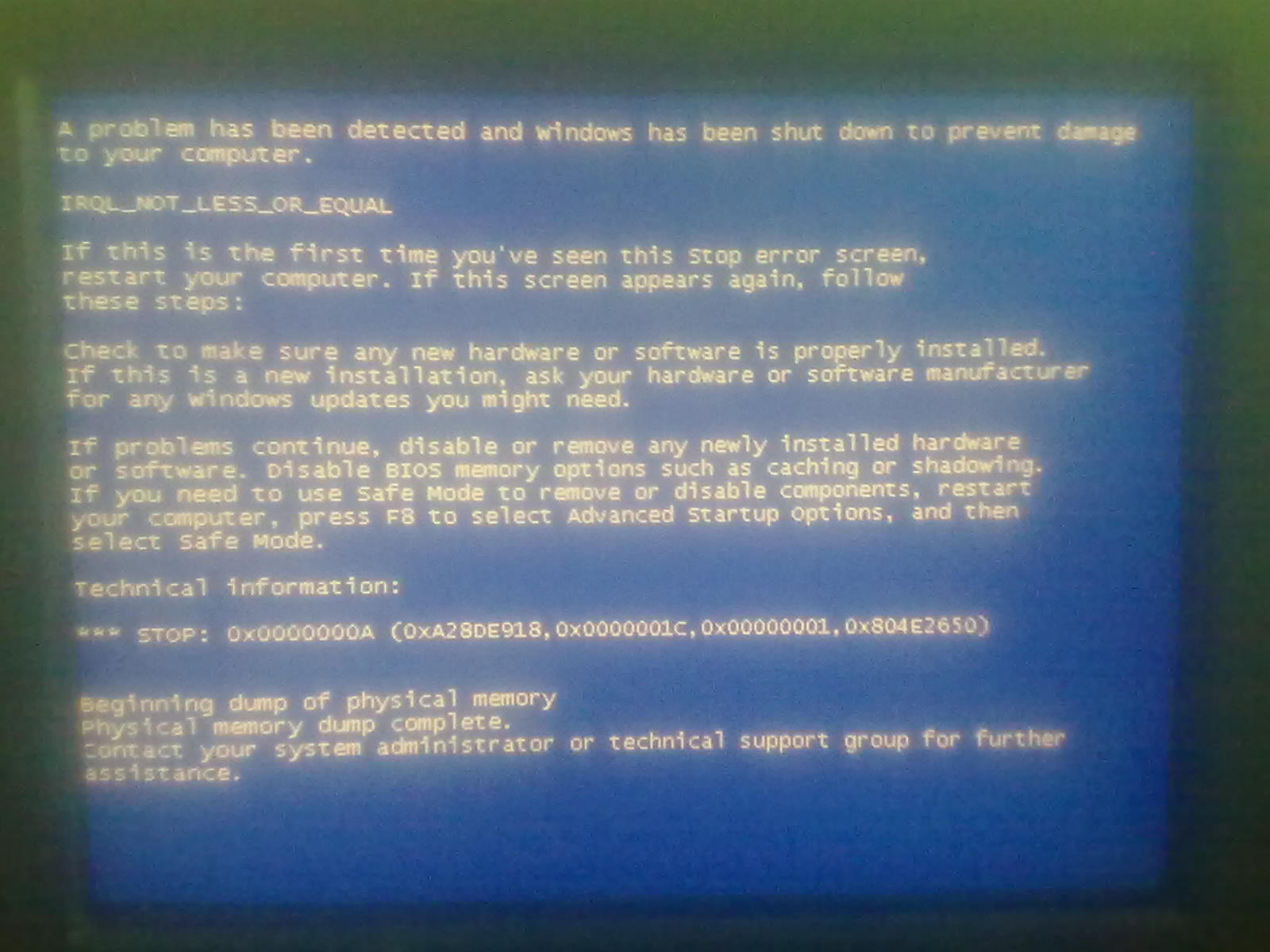 電腦出現藍屏收集到錯誤信息，自動重啟是啥原因啊