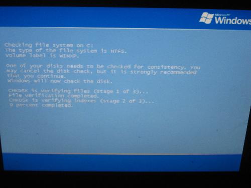 电脑错误关机出现蓝屏怎么解决