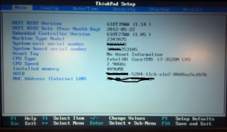 ThinkPad 筆記本如何在BIOS裏麵檢測硬盤是否有壞道及問題