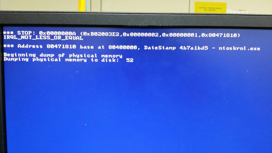 电脑经常突然蓝屏，系统日志显示无法加载:  bootsafe kavbootc