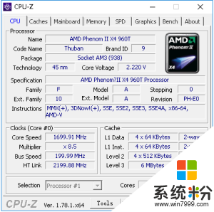 AMD 960T BIOS超频3.4GhzF10保存之后显示1.7Ghz(图1)