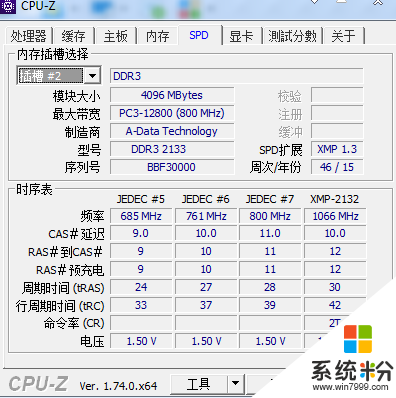 华硕A88x gamers主板  内存威刚红色威龙1.0  DDR3 2133 4X2套装组不成双通道，主板内存都换新了还是一样.(图2)