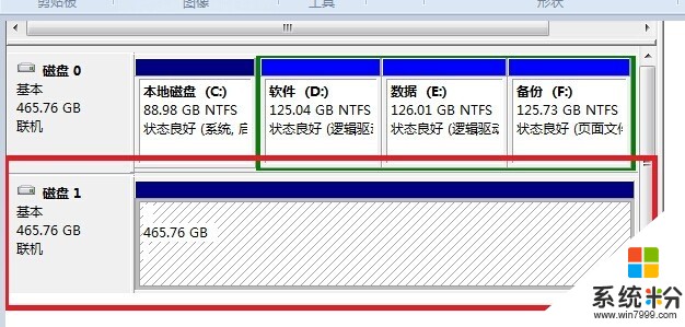 移动硬盘插到win7电脑无法显示,XP正常，求解！！(图1)