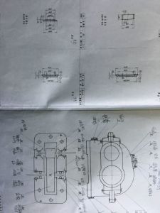 求一张一级圆柱齿轮减速器的装配图CAD版的(图1)