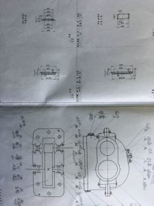 求一張一級圓柱齒輪減速器的裝配圖CAD版的(圖1)