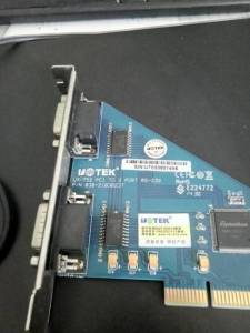 PCI多串口卡怎么在笔记本上使用？或者说用USB转232的线来代替它(图1)
