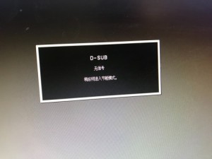 谁能告诉我、电脑出现D-SUB无信号、进入节能模式、黑屏、是咋了？？看图！！！(图1)