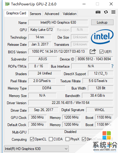新电脑鲁大师上显示是GTX10603G但GPU-Z上是因特尔的求解(图1)