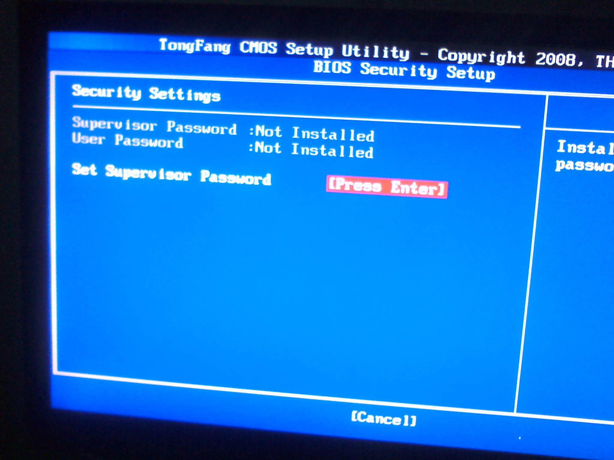电脑开机按了个F7,然后看不懂就关闭了总电源，重新开机后电脑屏幕就变成蓝色求解？(图1)