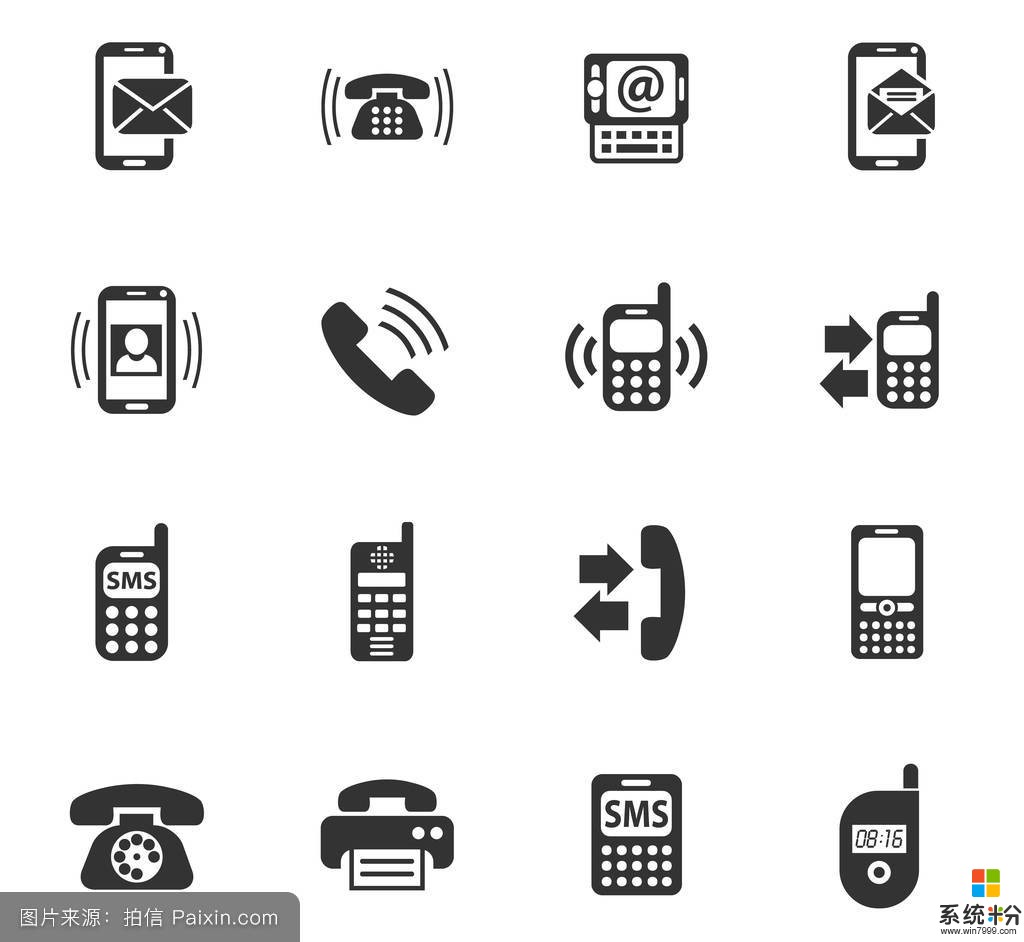 手机的各种图标 标识图片
