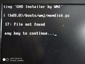 电脑在安装gho文件后重新启动变成了这样，怎么办？(图1)