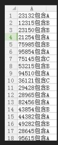 WPS版Excle如何刪除【特定文字重複的選項】？如圖(圖1)