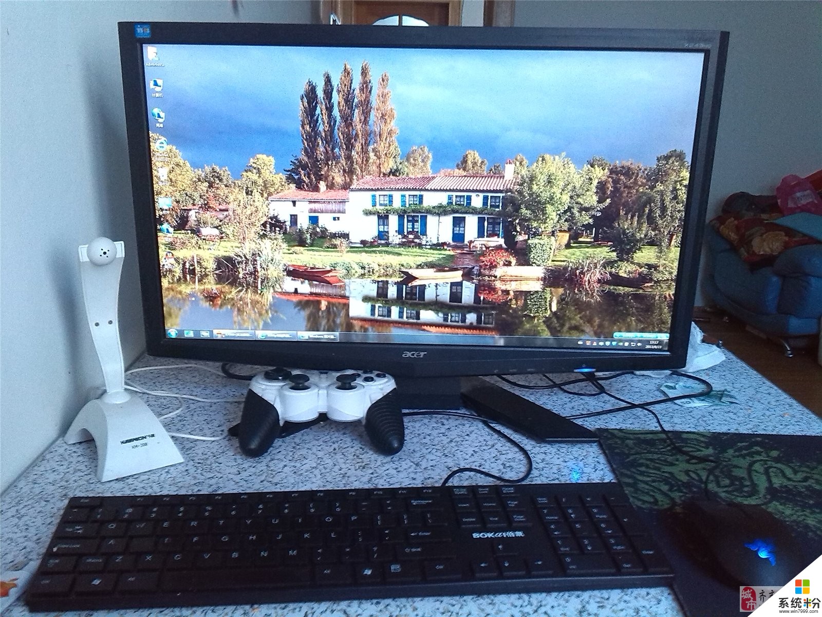 笔记本投影到显示器上可以可以用电脑玩游戏么