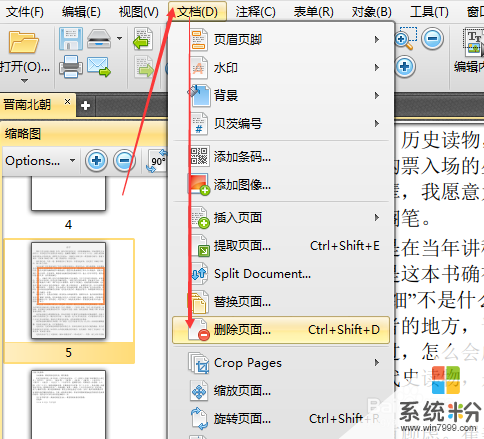 PDF文件页面很多，怎么删除掉不需要的页面？(图1)