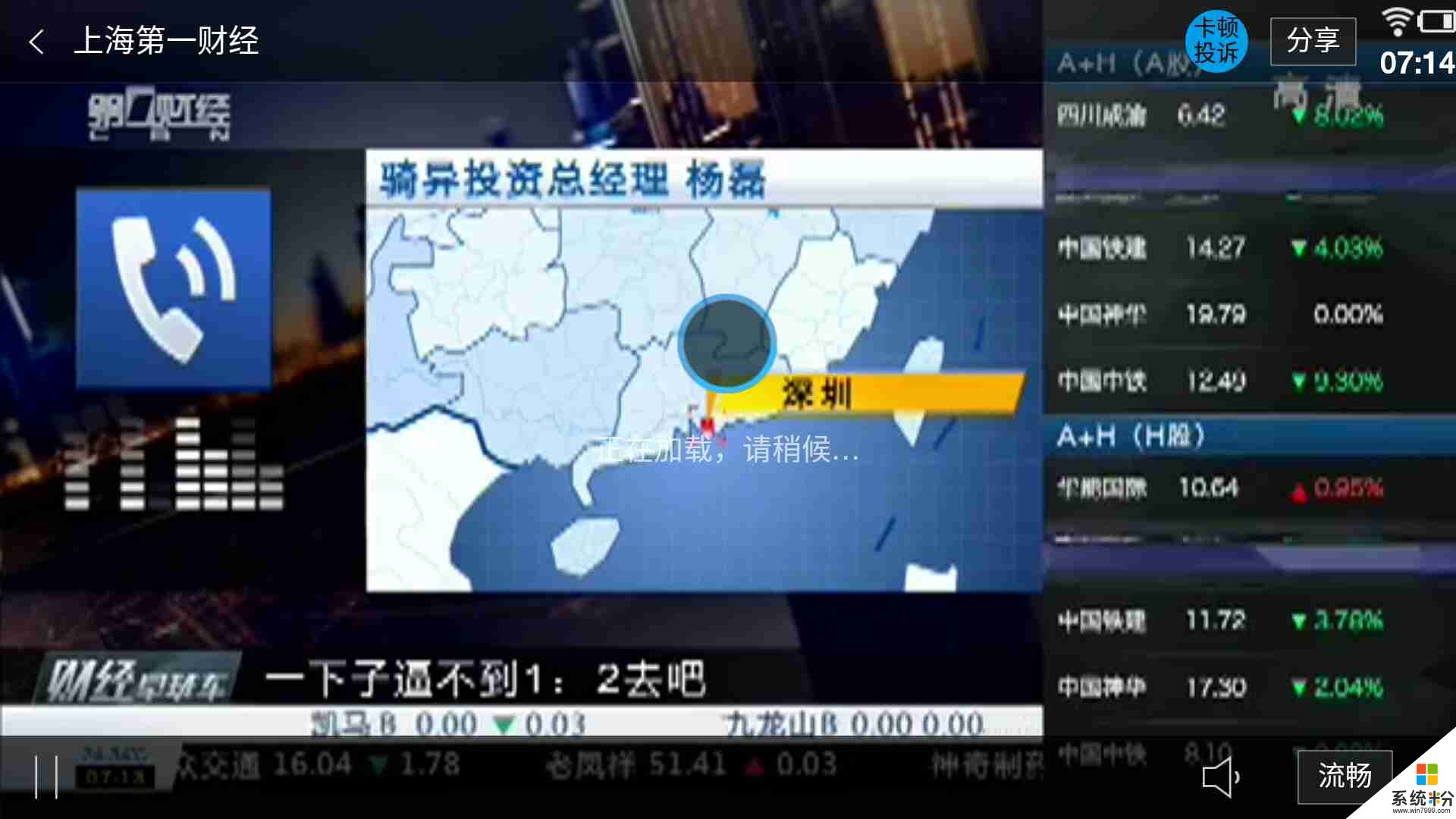 怎么把上海卫视第一财经电视节目搬到电脑桌面上快捷打开？(图1)