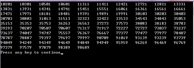 c语言程序设计 关于回文素数：求100到999之间的回文素数之和