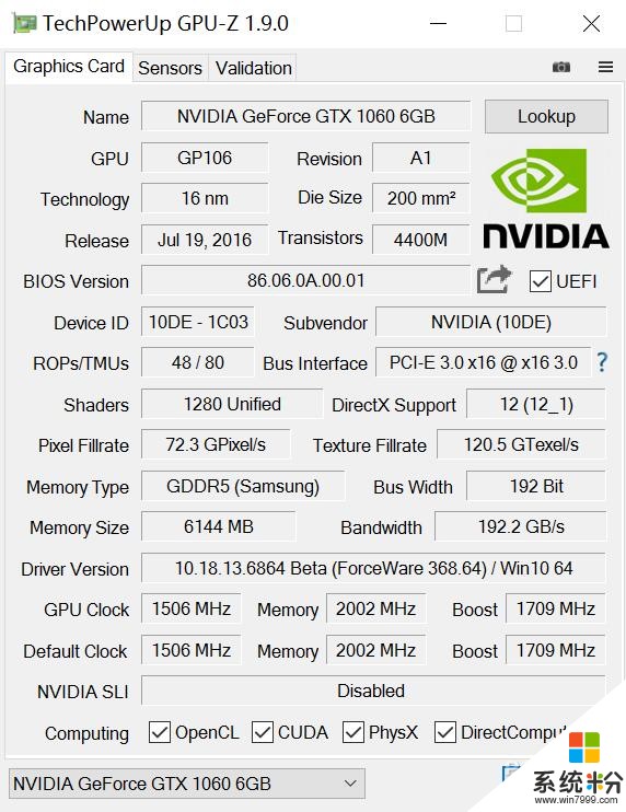 64x  gtx1060 8G内存玩CF卡是怎么回事(图1)