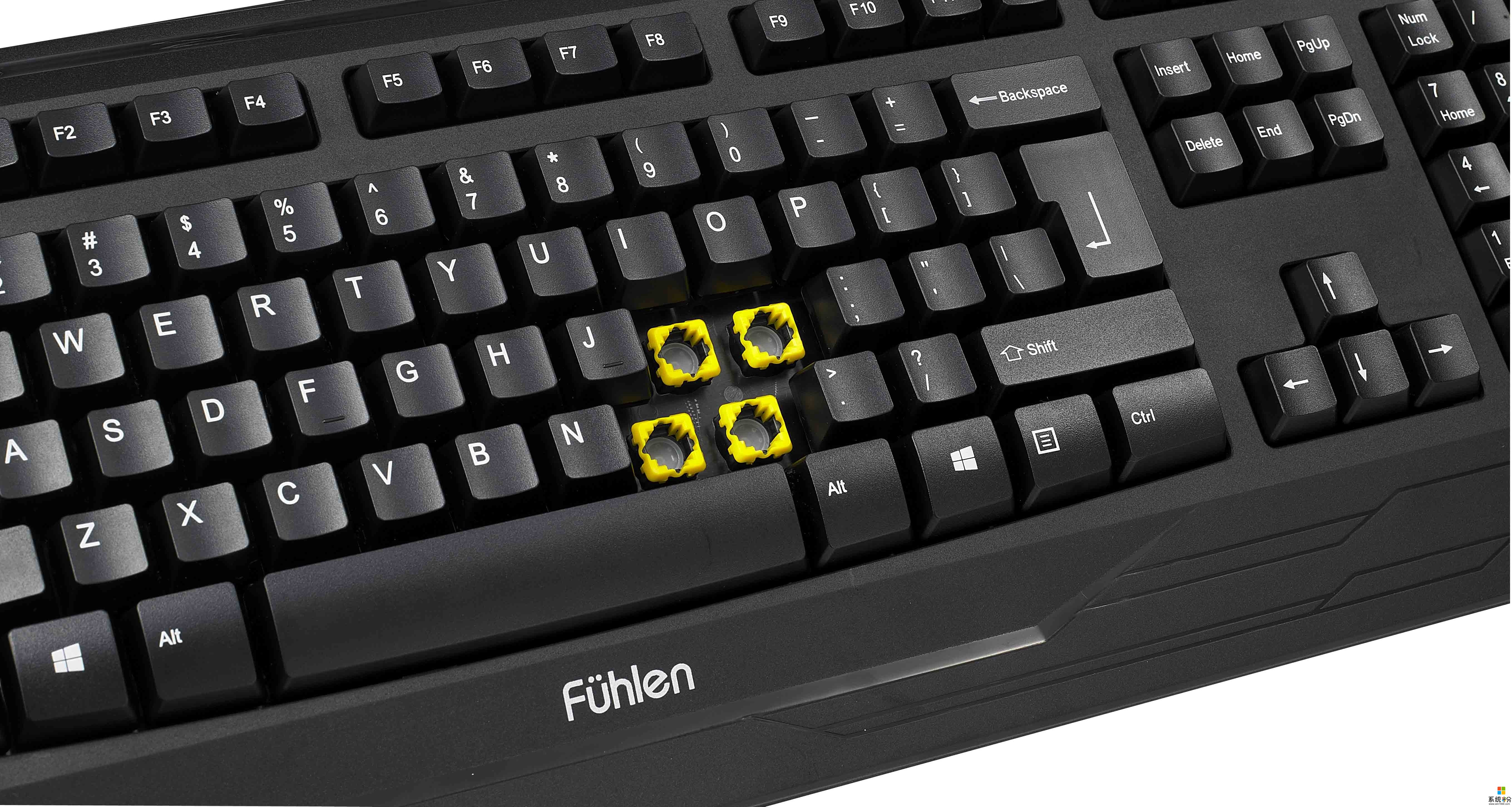 键盘键位图机械安装图片