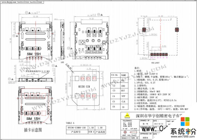 H1.5防呆热插拔MICRO SIM卡座的厂商有能做交货香港的？具体说说，详细点(图1)