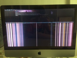 苹果电脑一体机玩游戏玩着玩着屏幕开始有波纹闪动 看不见鼠标无法控制屏幕求大神(图1)