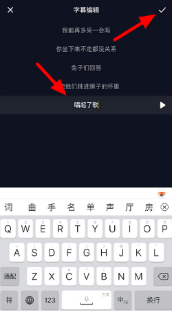 抖音伴奏歌词字幕怎么弄的