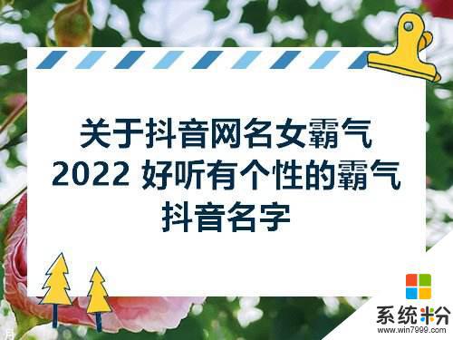 2022最火姓氏网名抖音