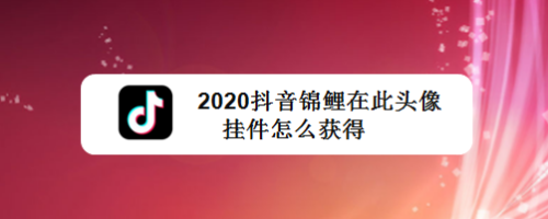 带有锦鲤的抖音昵称